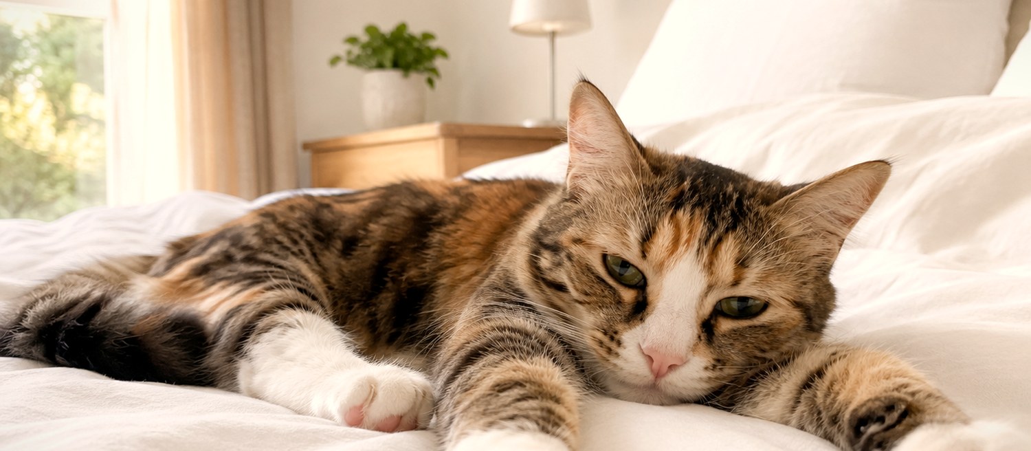 Helen, the tortoiseshell calico rescued at the Woman's Club of Winter Park